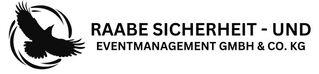 Logo der Raabe Sicherheit und Eventmanagement GmbH & Co. KG mit stilisiertem Adler und Unternehmensname darunter.